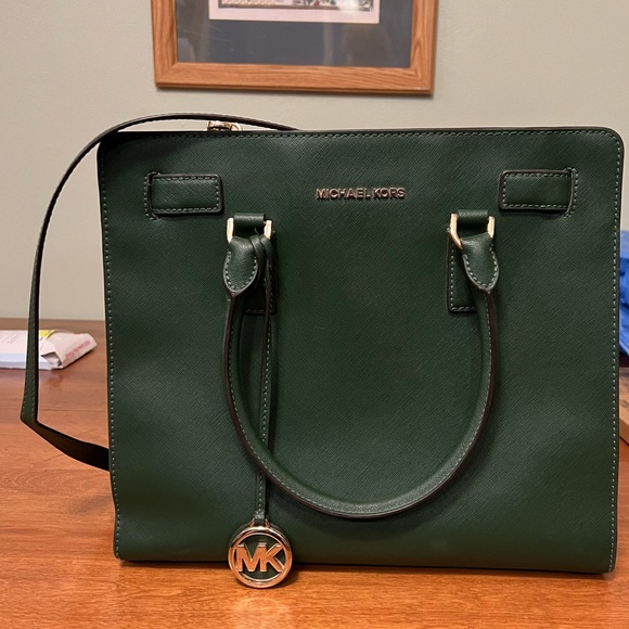 MICHAEL Michael Kors Handbags - Michael Kors forest green wallet and purse